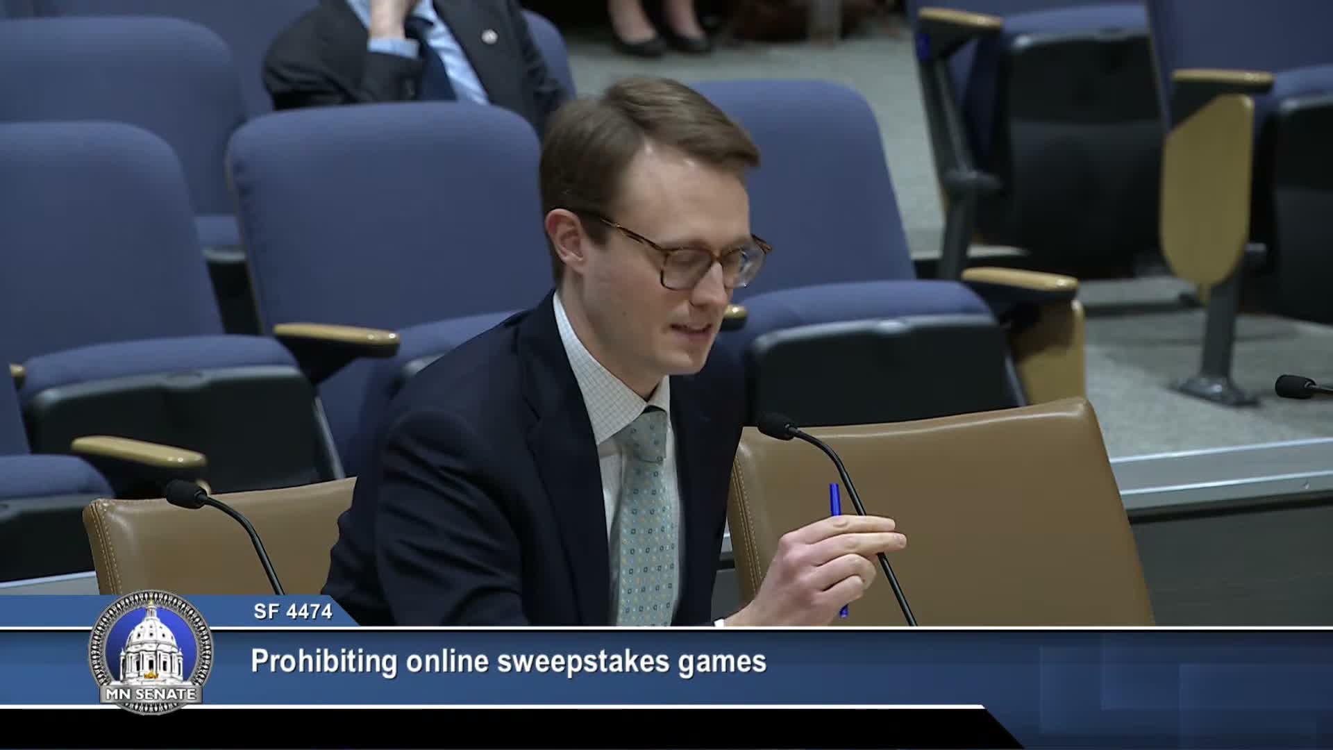 Senate Finance Committee forwards bill to ban dual‑currency online sweepstakes that function as gambling