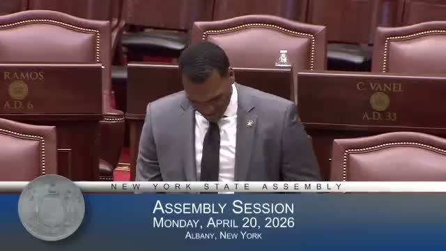 Assembly opens April 19 session with prayer; leaders set Ways and Means meeting, dispense with journal reading