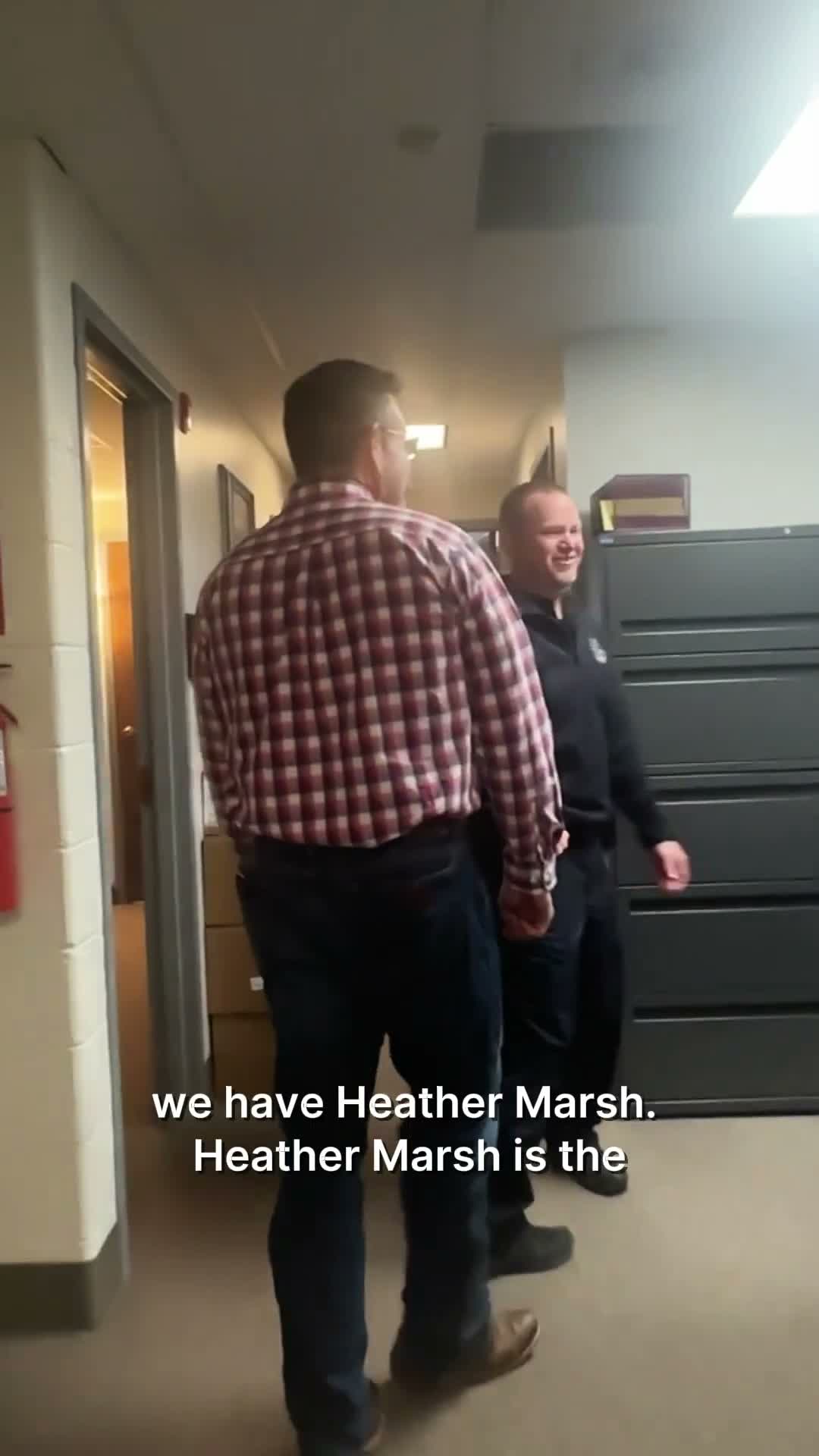 Councilmember praises Heather Marsh, administrative assistant to the chief of police