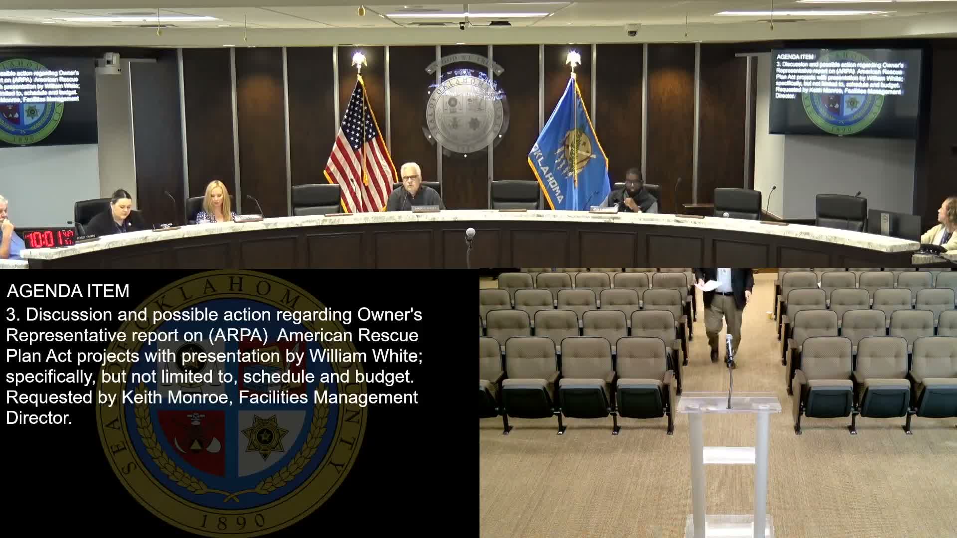 Owner's representative reports courthouse elevator aiming for June 30; behavioral health facility timeline improves