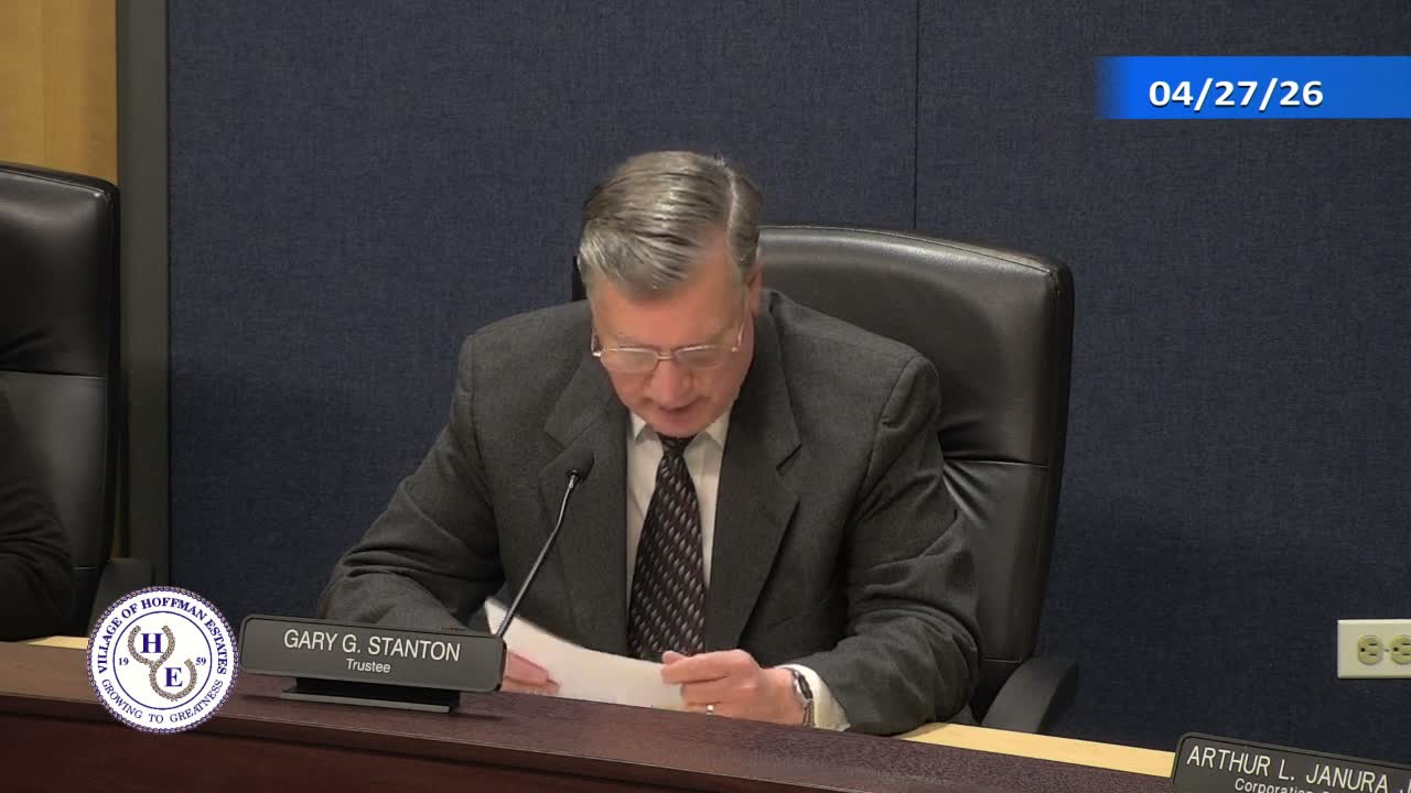 Hoffman Estates trustees interview two volunteers for arts and cultural commissions