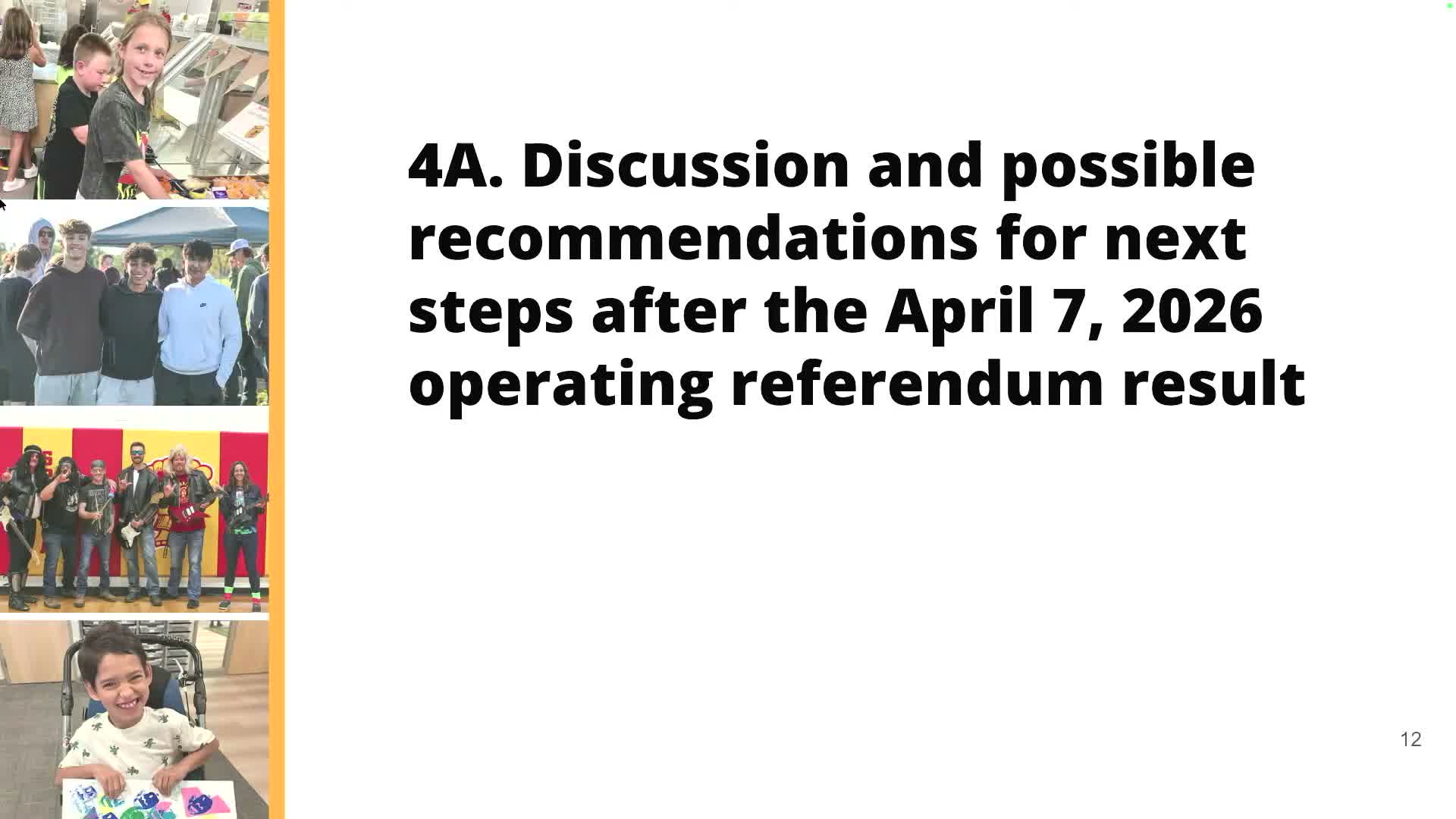 Board directs fall school-perception survey after failed referendum; staff to return with options