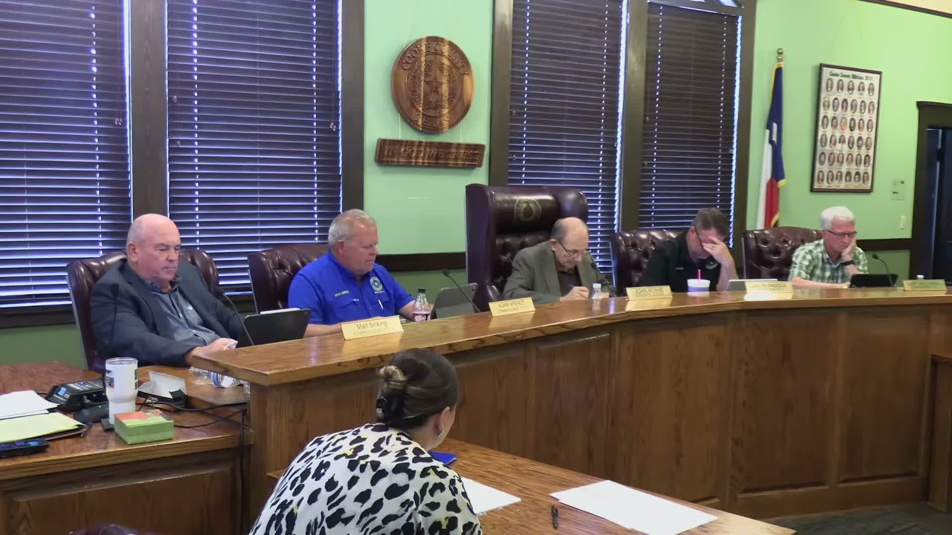 Commissioners authorize lease‑purchase for 2026 Freightliner for Road & Bridge Precinct 2