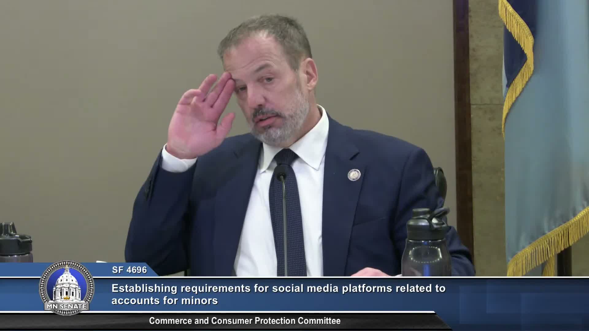 Senate committee advances bill to restrict addictive social‑media features for minors