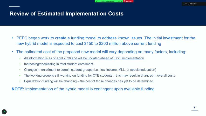 Delaware commission adopts phased hybrid school‑funding model, sets timeline and holds‑harmless protections
