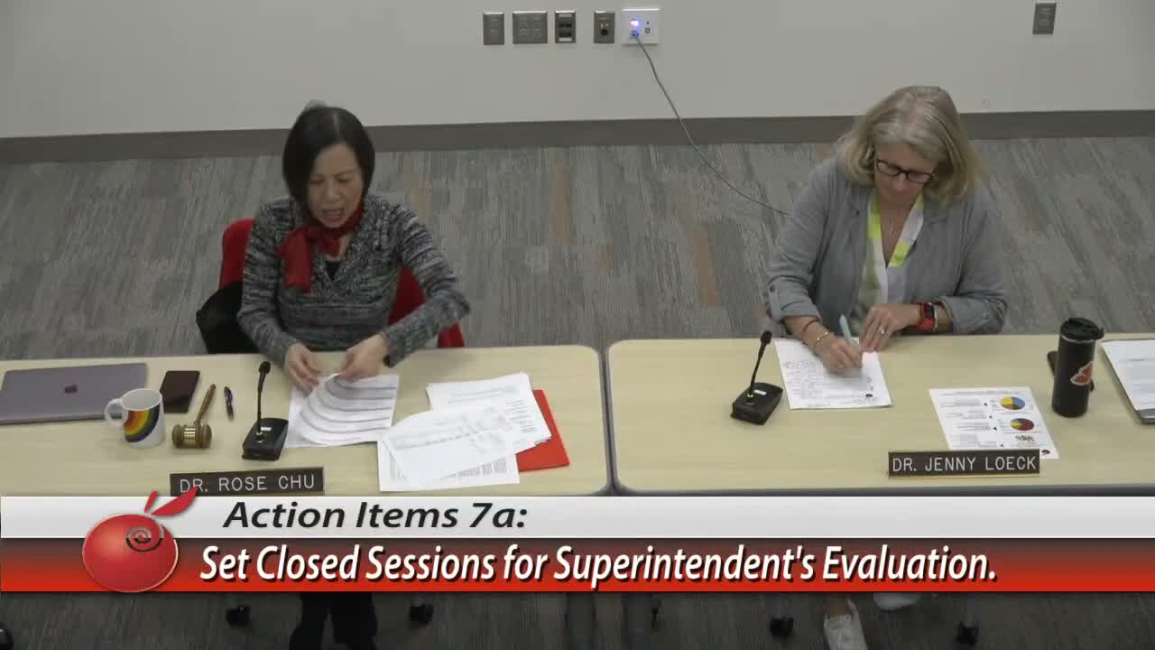 School board schedules closed sessions May 26 and June 9 to evaluate superintendent