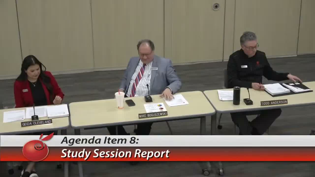 Director Cleveland outlines curriculum and program review progress, Read Act training and new course offerings