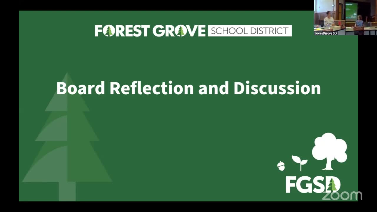 Forest Grove board reviews governance, warns state instructional‑time order could raise costs for districts
