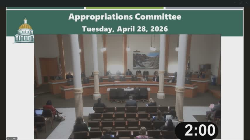 Votes at a glance: Appropriations committee advances a batch of bills to Committee of the Whole