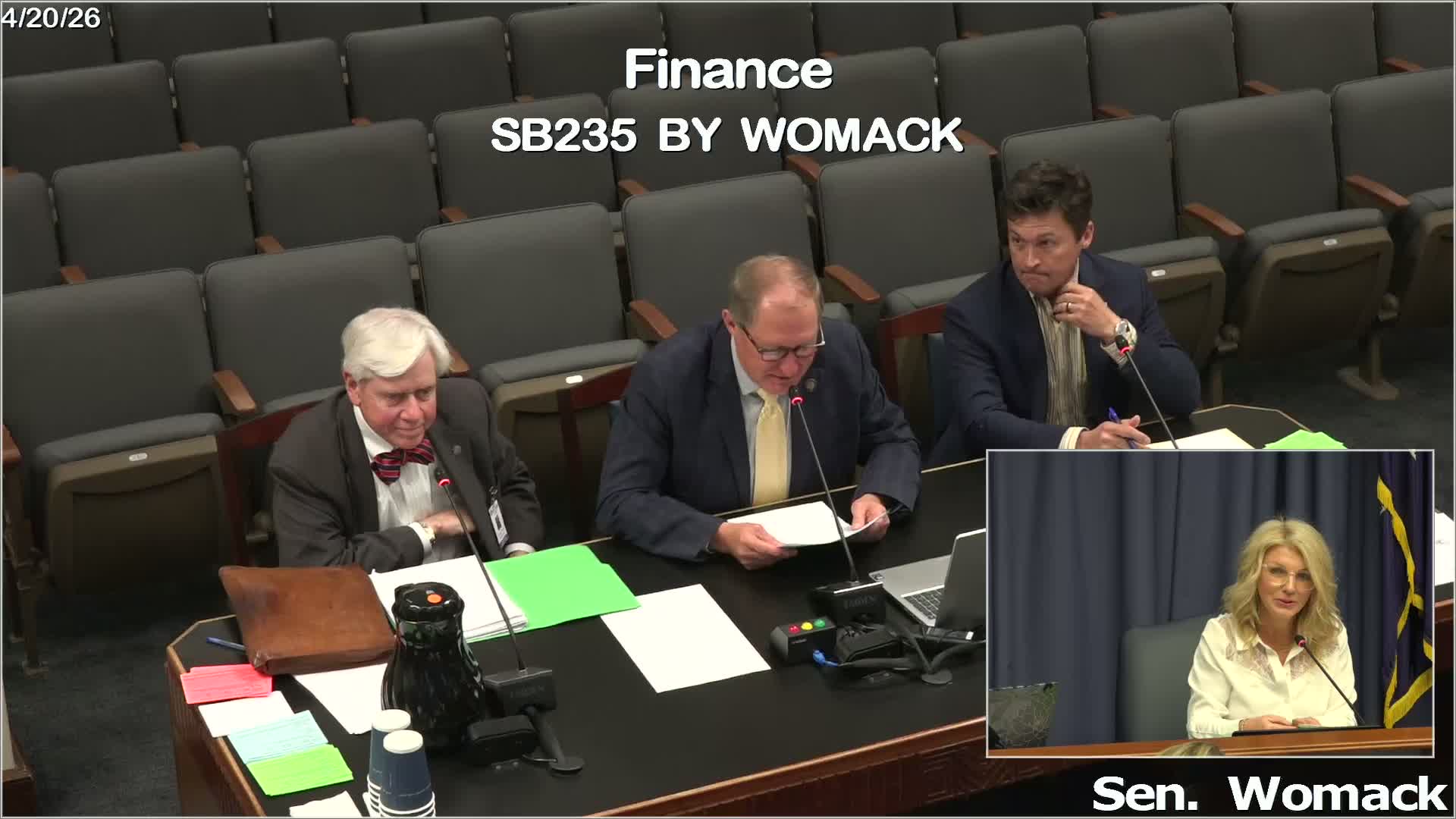 Senate finance adopts reciprocal amendment to protect contractor payments