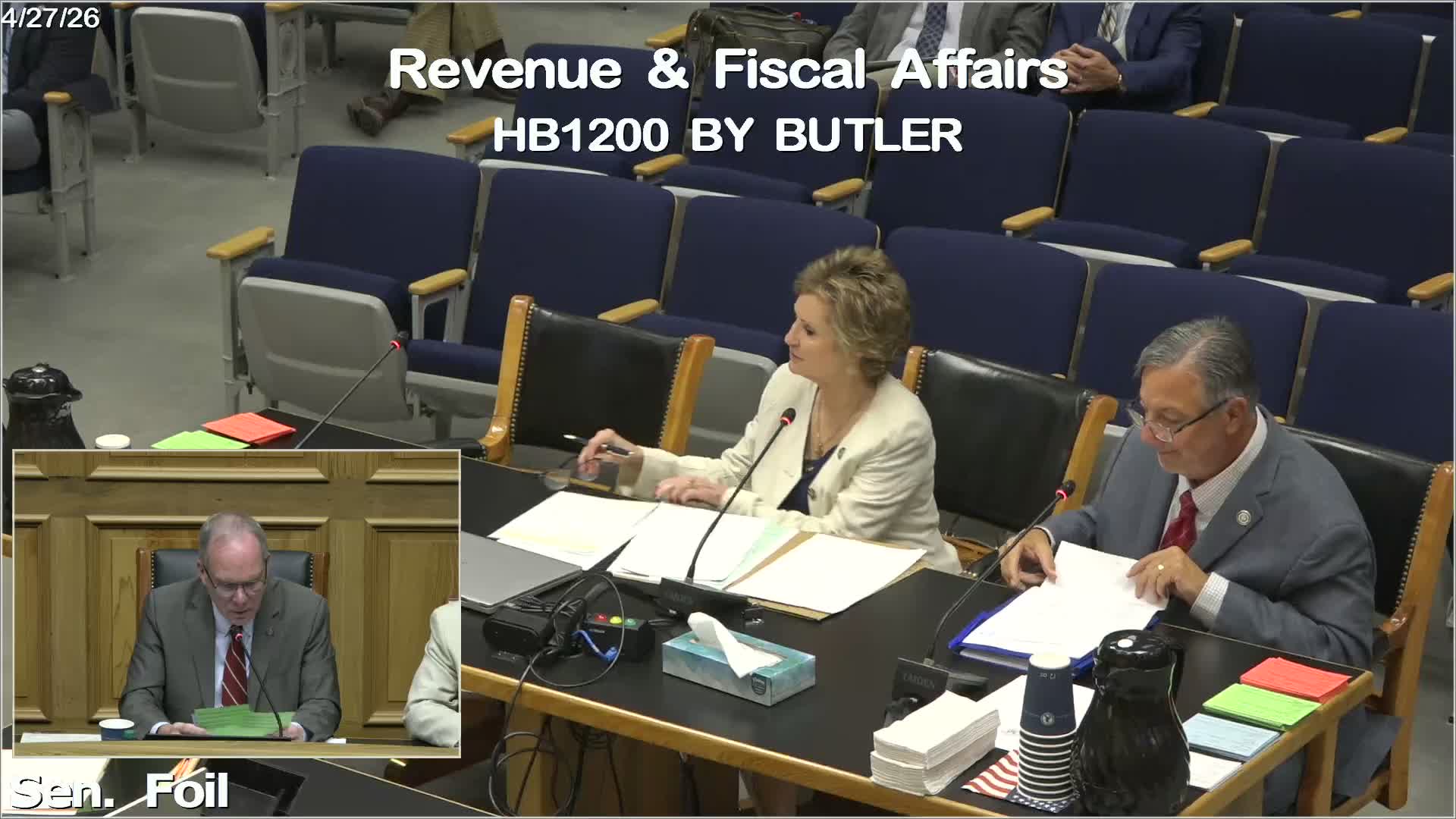 Committee reports several House measures favorable and a study resolution