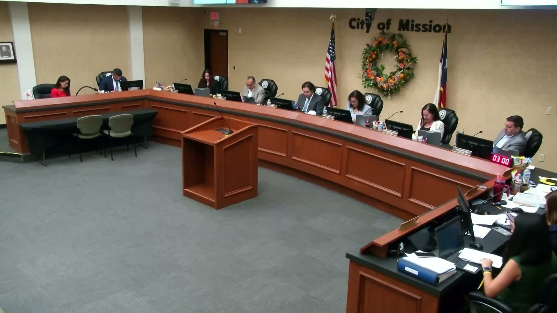 Council approves car‑wash distance extension and permits for food truck and event center; billboard variance tabled