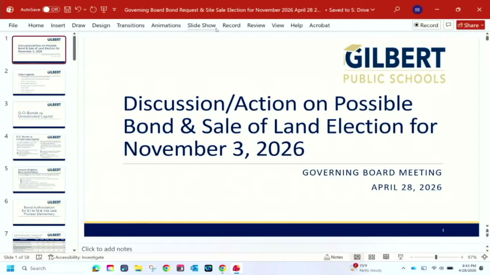 Gilbert board OKs $136 million bond question and puts Pioneer site sale on November ballot