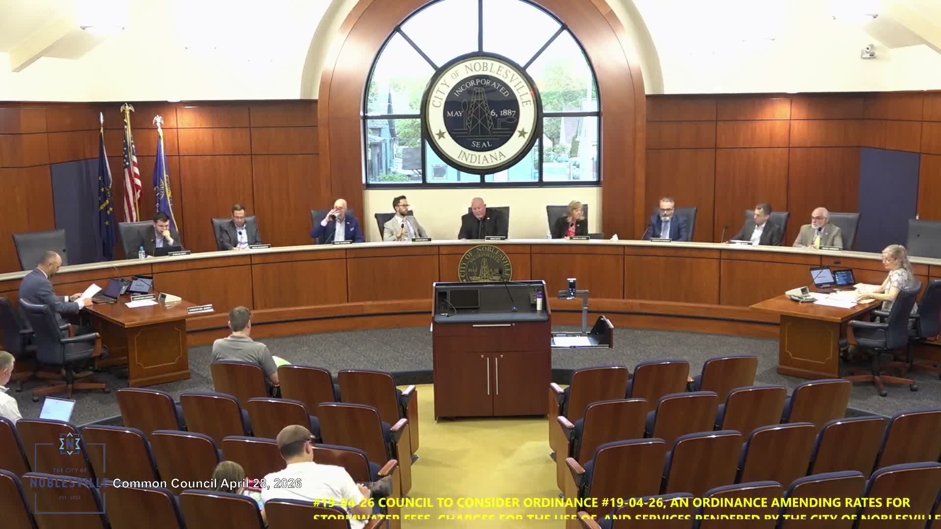 Council sets May 12 public hearing on stormwater fee for non‑sewer customers