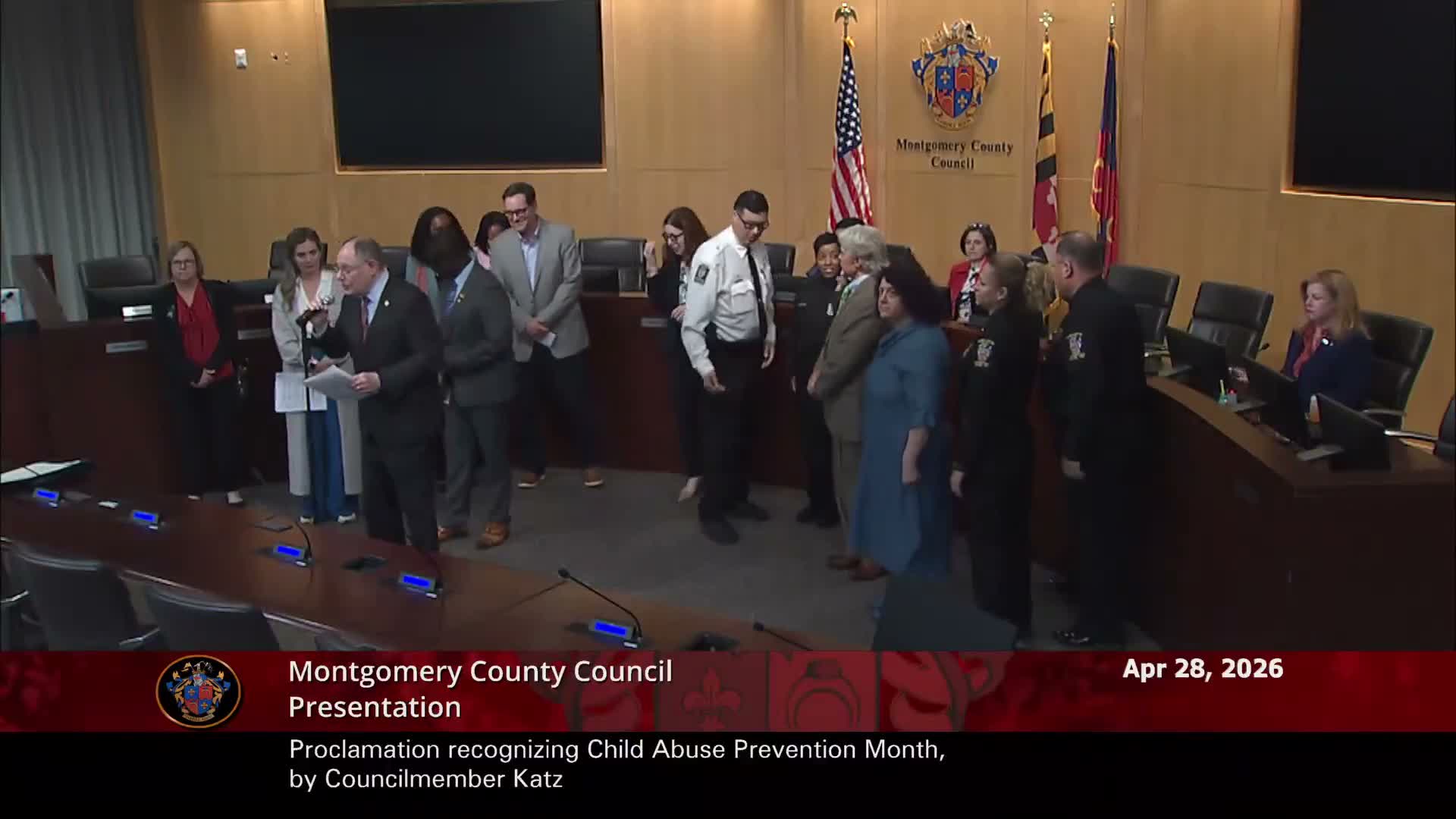 Montgomery County proclaims April Child Abuse Prevention Month, spotlights advocacy and prevention services