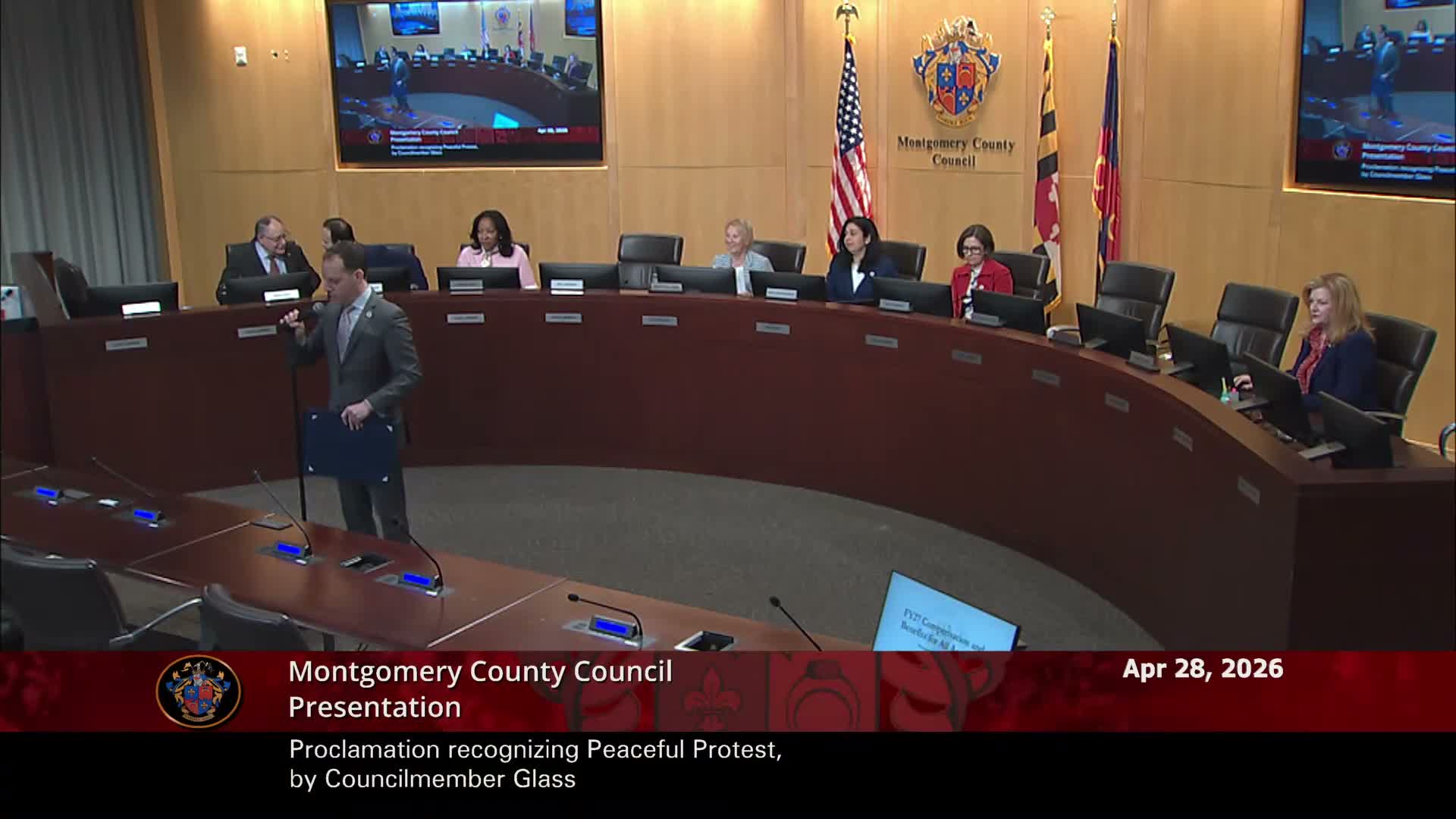 Montgomery County council proclaims support for peaceful protest; organizers urge protective measures