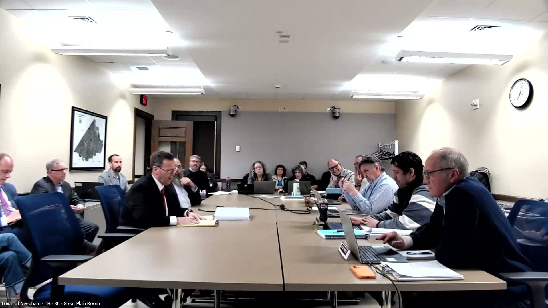 Needham Planning Board presses applicant on stormwater, parking for Chabad at 195 Central Ave