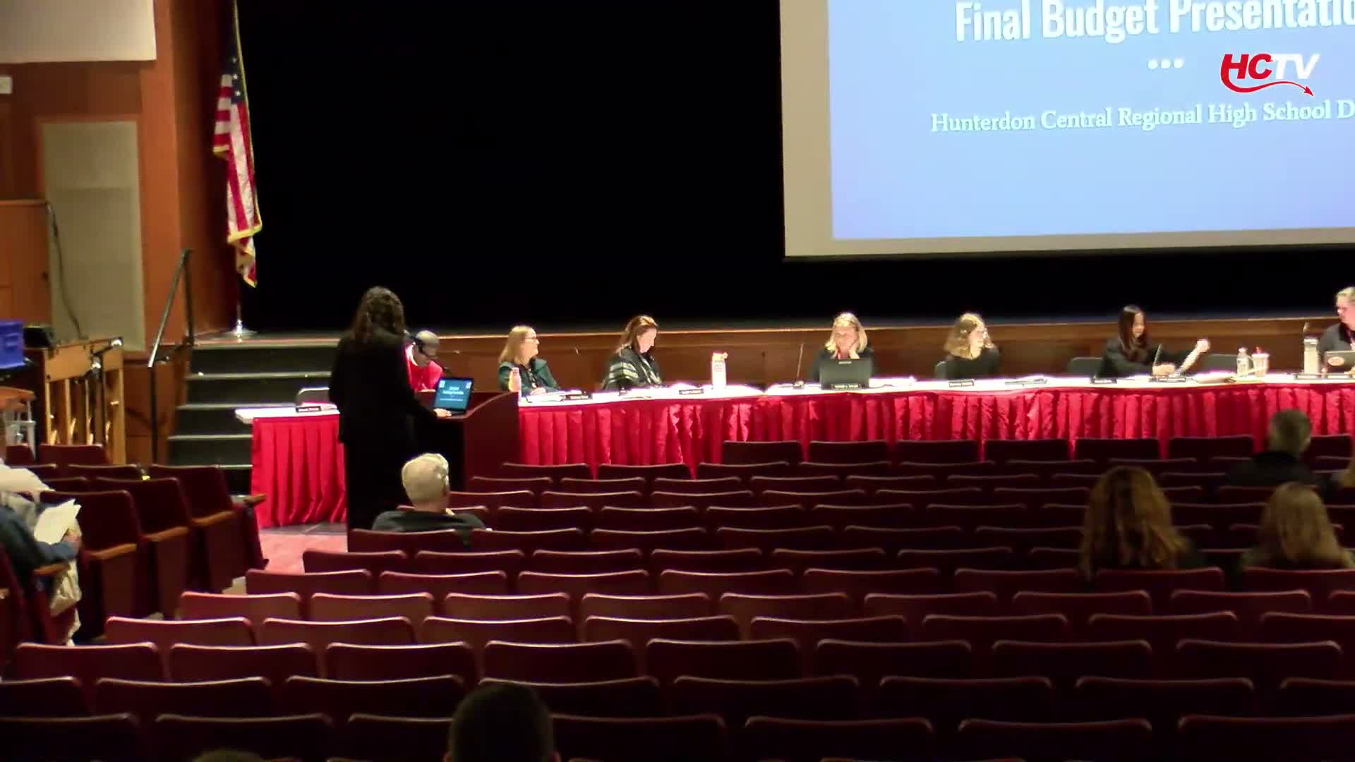 Hunterdon Central board approves 2026–27 budget, lowers levy to 2.27% after debate over reserves and health costs