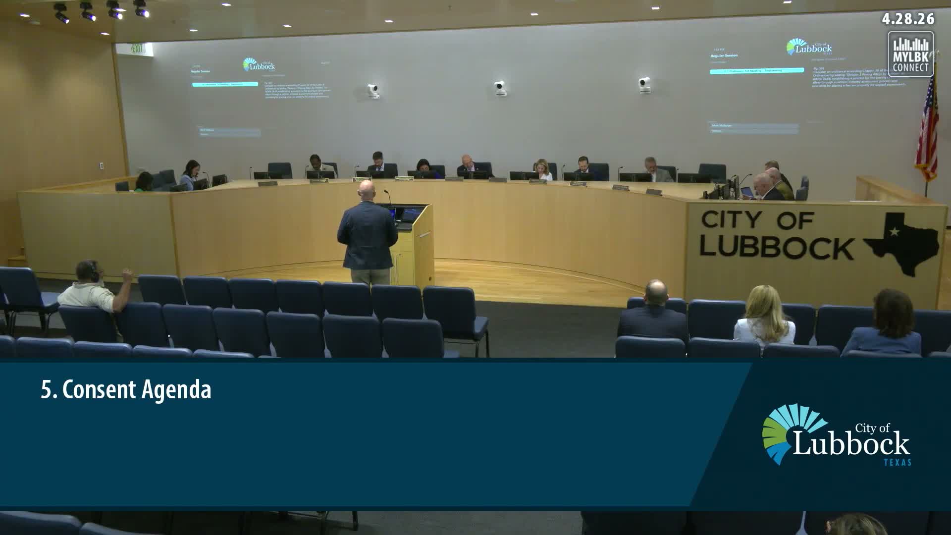 Lubbock council approves first reading of petition‑driven alley‑paving ordinance