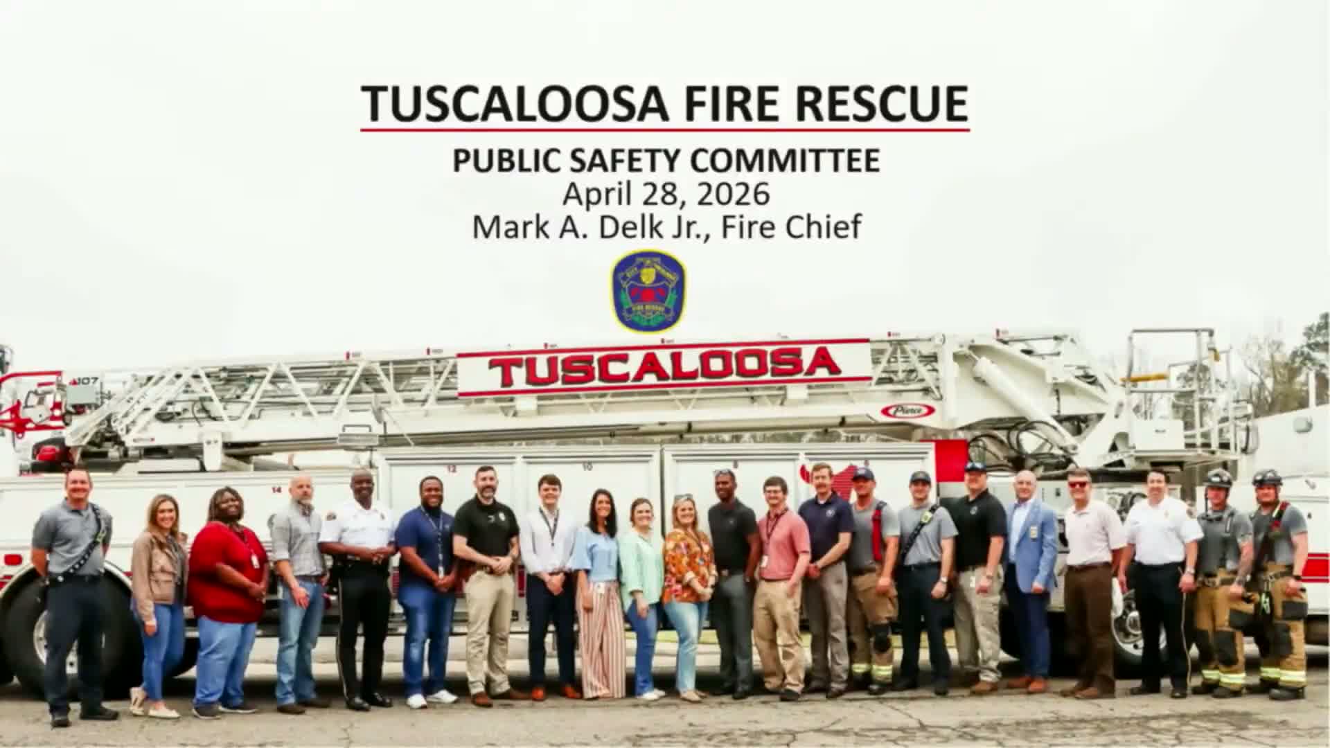Chief Depp reviews hazmat responses, training and recruitment for Tuscaloosa Fire Rescue