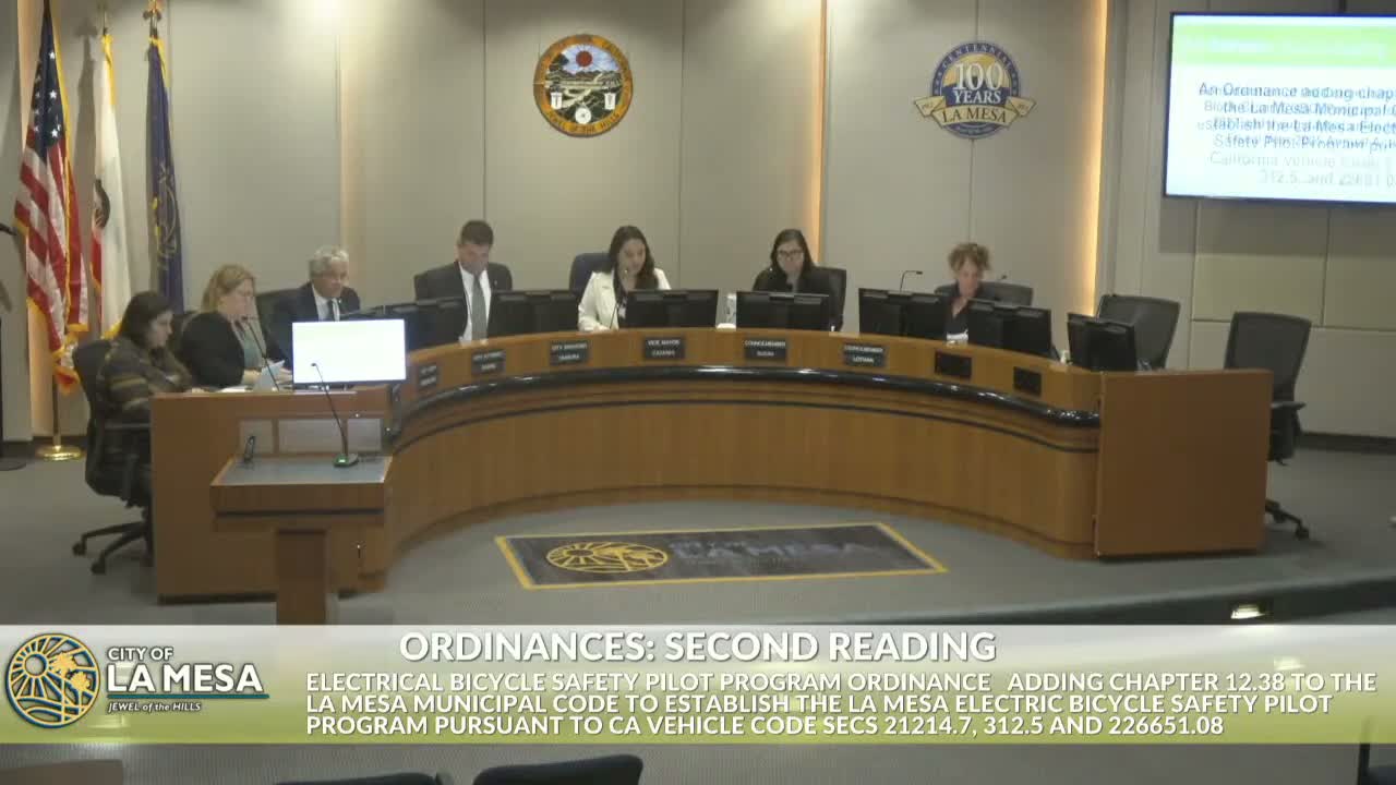 La Mesa council approves draft CDBG FY2027 action plan and reallocates $150,000 from Nancy Drive