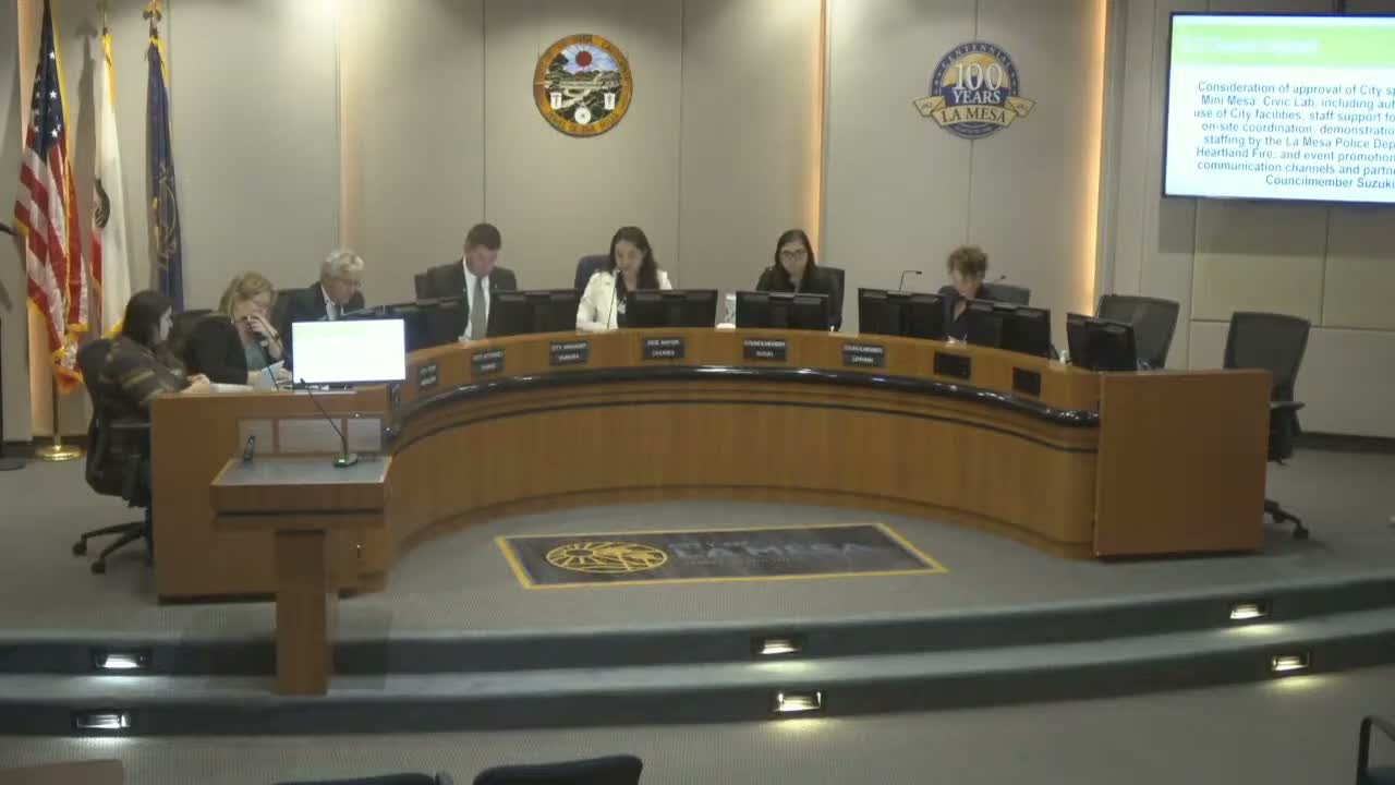 La Mesa approves city sponsorship for 'Mini Mesa Civic Lab' to teach students about local government