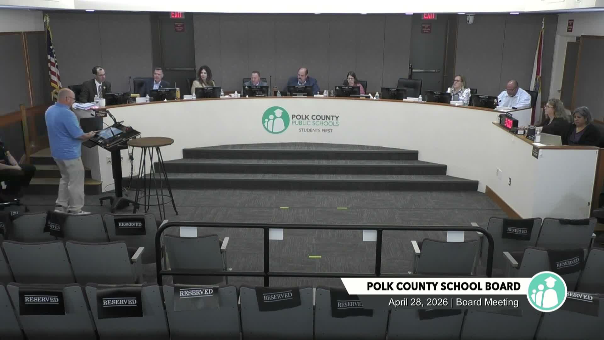 Public commenter urges Polk schools to act on AI policy, says district lags peers