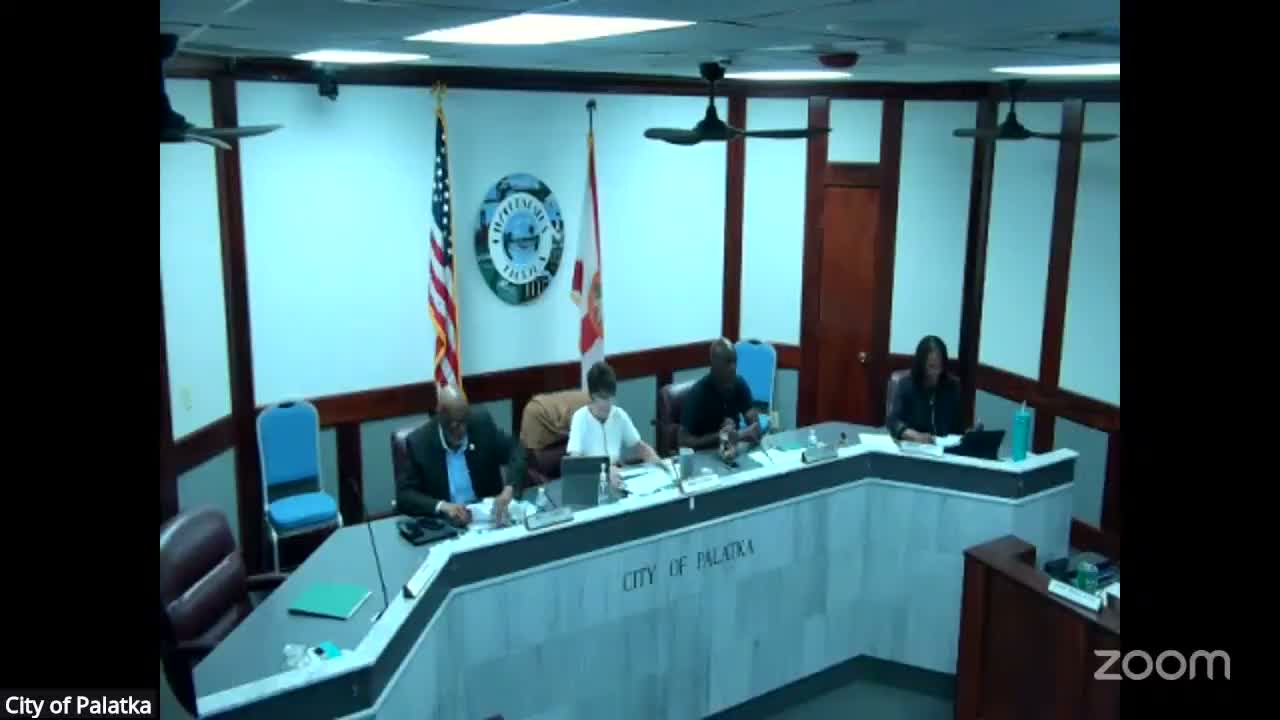 Finance director outlines Palatka's revenue mix, banking details and steps for a more transparent budget process