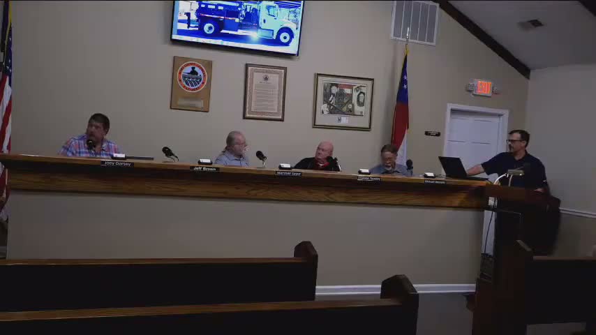 Commissioners approve purchase of used hot‑mix pothole patcher after staff inspection plan
