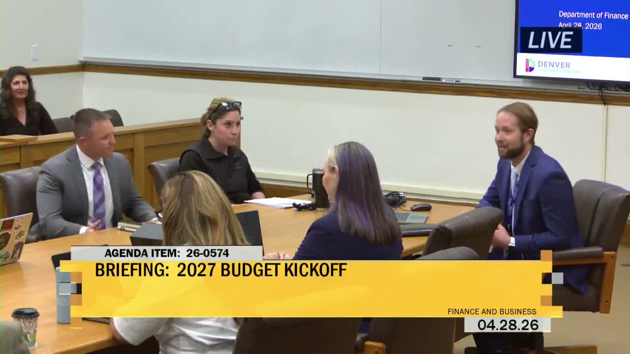 Denver budget office kicks off 2027 process, flags flat revenues and $30M franchise uncertainty