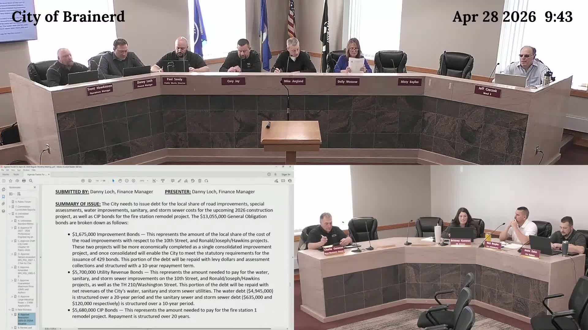 Commission approves bond resolution, 10-year CIP and industrial-power fee schedule