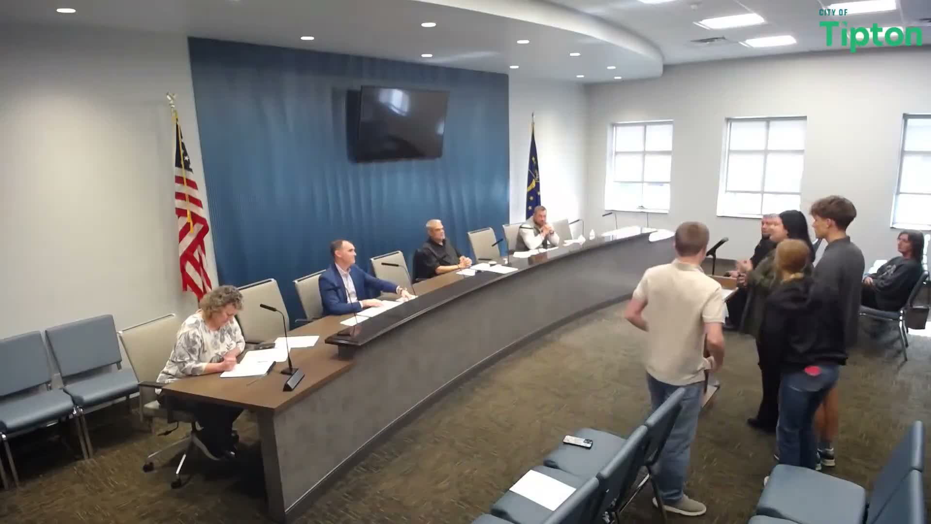 Tipton youth council gets conceptual approval to paint two crosswalks on Court Street