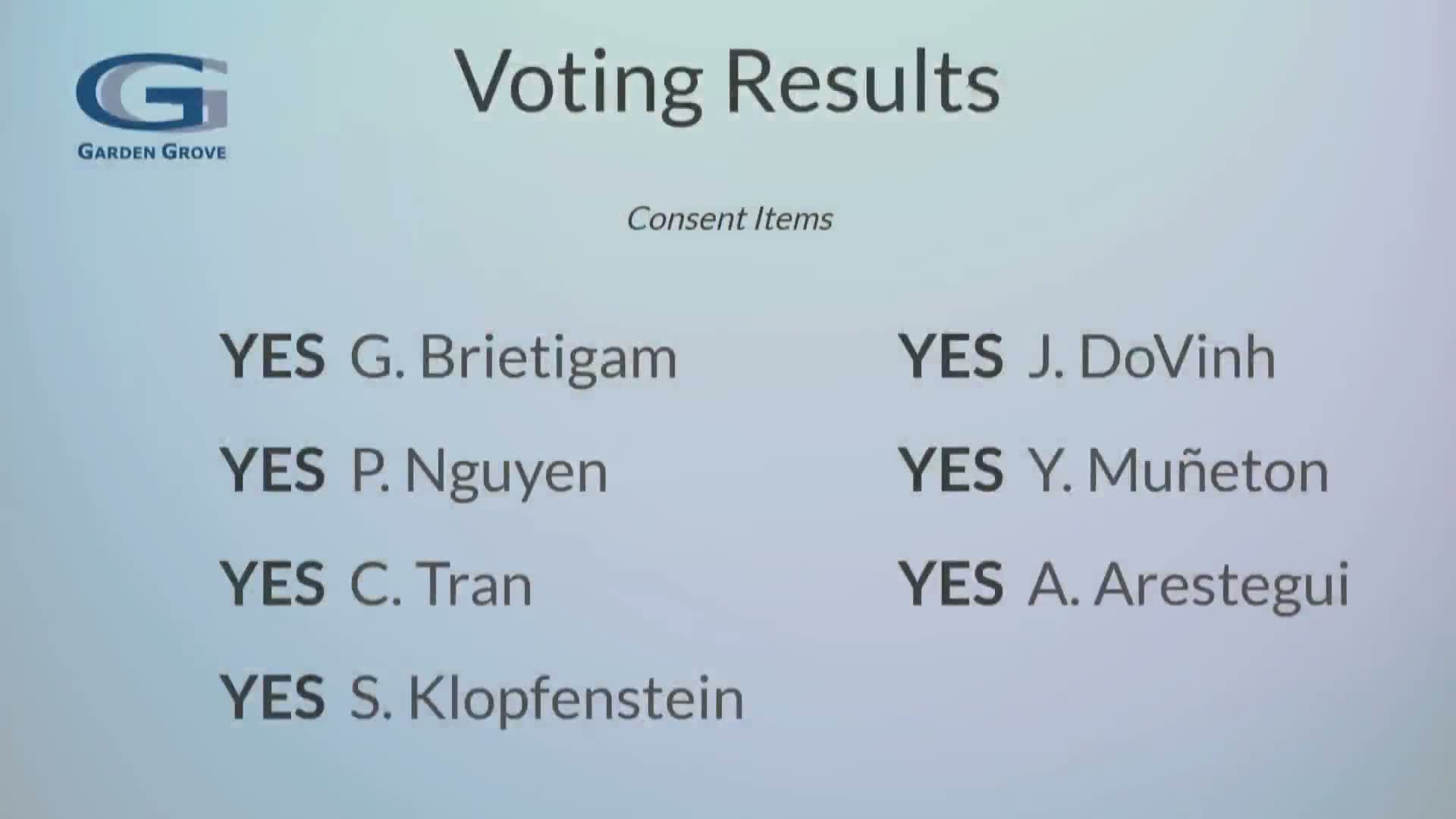 Votes at a glance: Garden Grove approves sanitary contracts and waives $350 showmobile fee for GGUSD