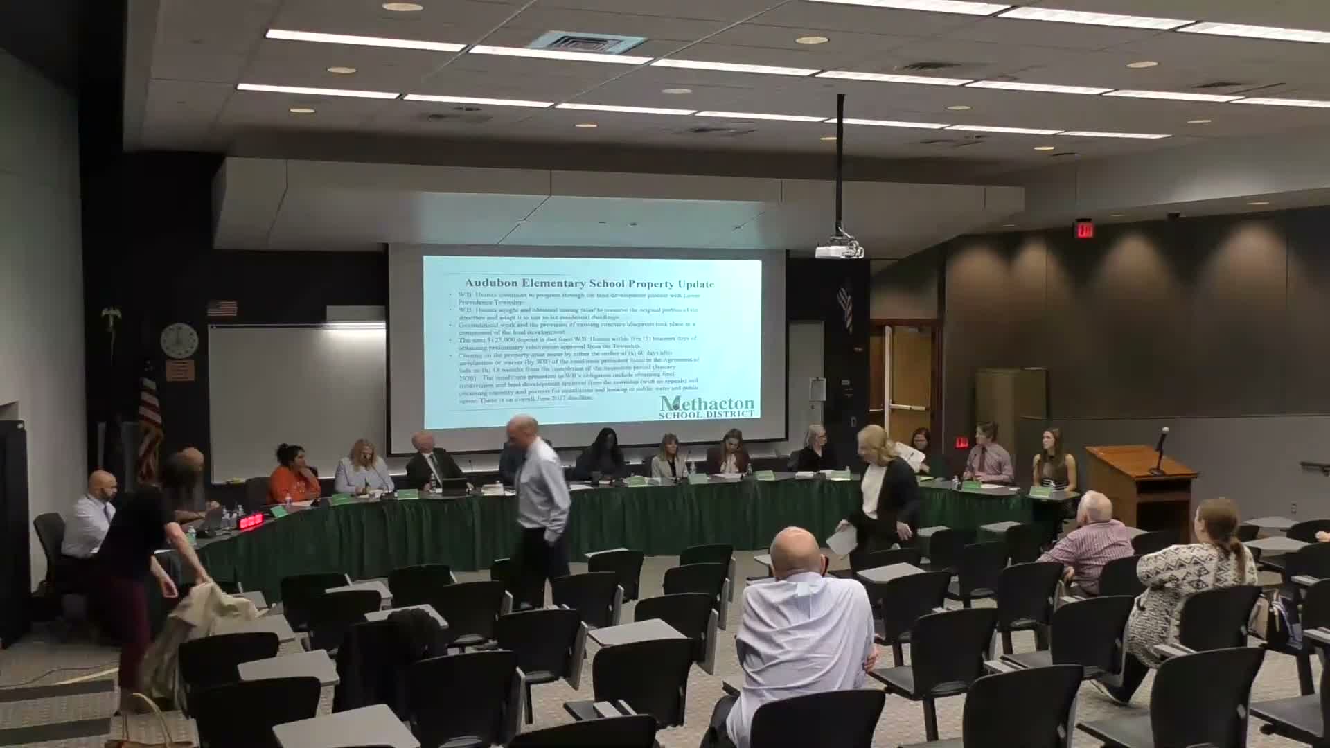 District says Audubon Elementary sale to WB Homes remains on track; closing timeline could extend to June 2027