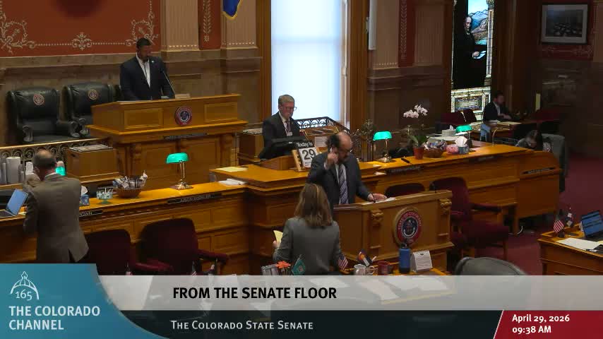 Votes at a glance: Colorado Senate advances school finance changes, traffic-safety renaming and multiple final-pass bills