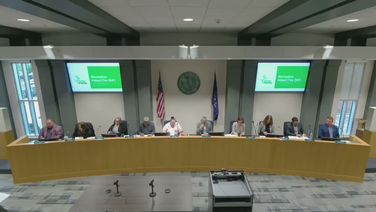 Valparaiso council holds first reading of park impact-fee amendment, sends ordinance to second reading