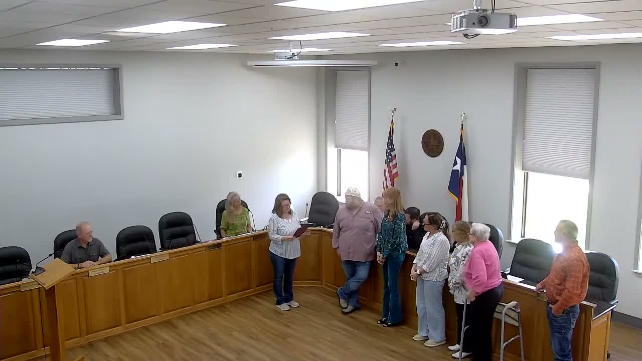Presenter reads travel-industry proclamation citing $92 billion; council cannot act without quorum