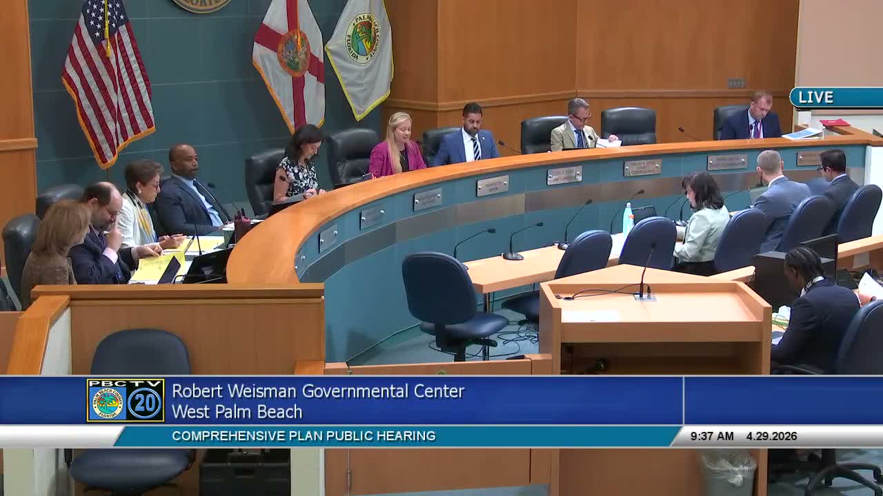 County begins plan amendment process for Liberty Airport Center after applicant cites Rivian interest; commissioner raises EV fire-safety concerns
