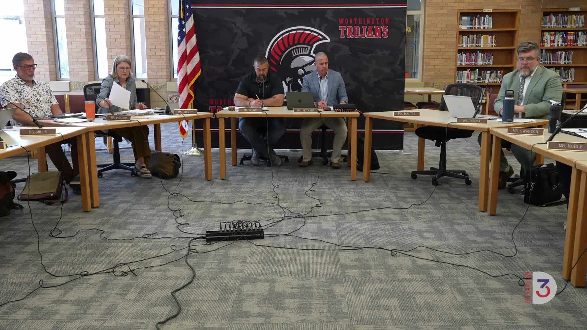 Board approves routine items: tax abatement, surplus iPads, policy first reading and student expulsion