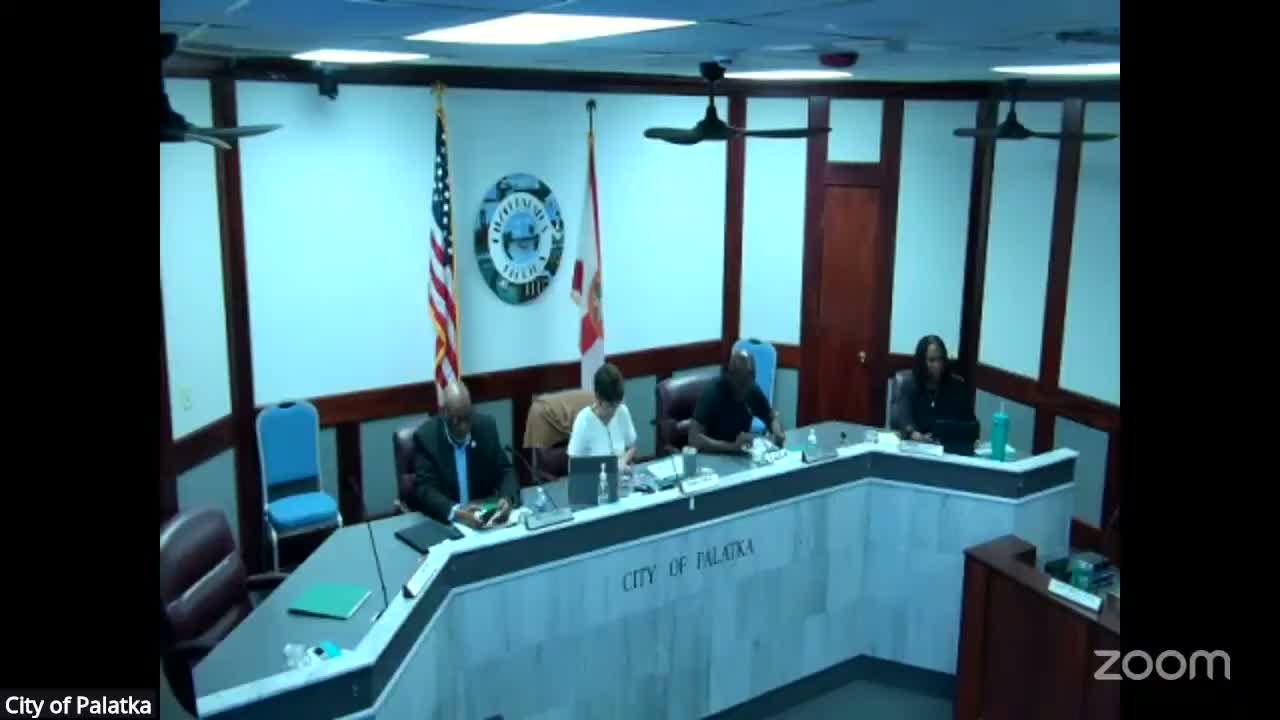 Miss Hall presents Palatka’s 2025 annual report; commission approves publication after a final accuracy check