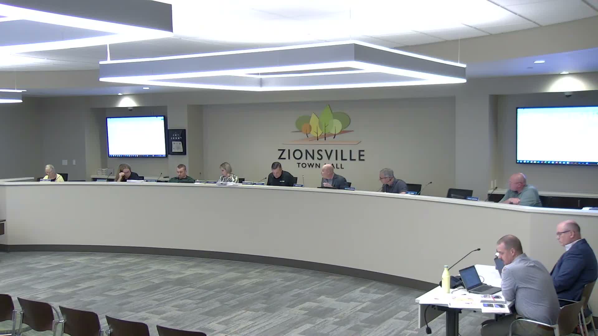 Zionsville council agrees to add language limiting large‑scale wind/solar; debates ADU policy scope