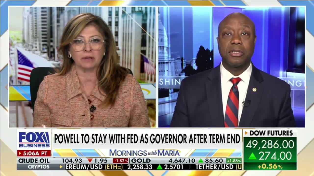 Sen. Tim Scott says Clarity Act is 'in the red zone,' expects May markup and summer floor vote