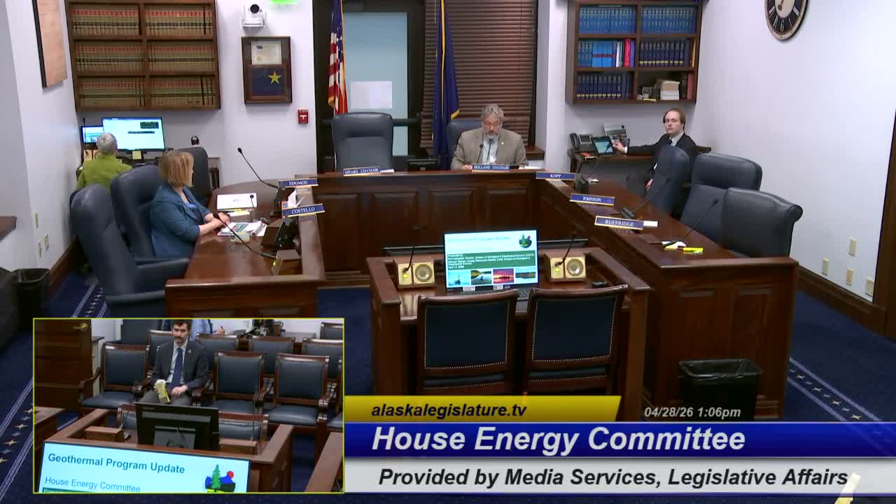 Alaska restarts DGGS geothermal program, presses for modern data and federal partnerships