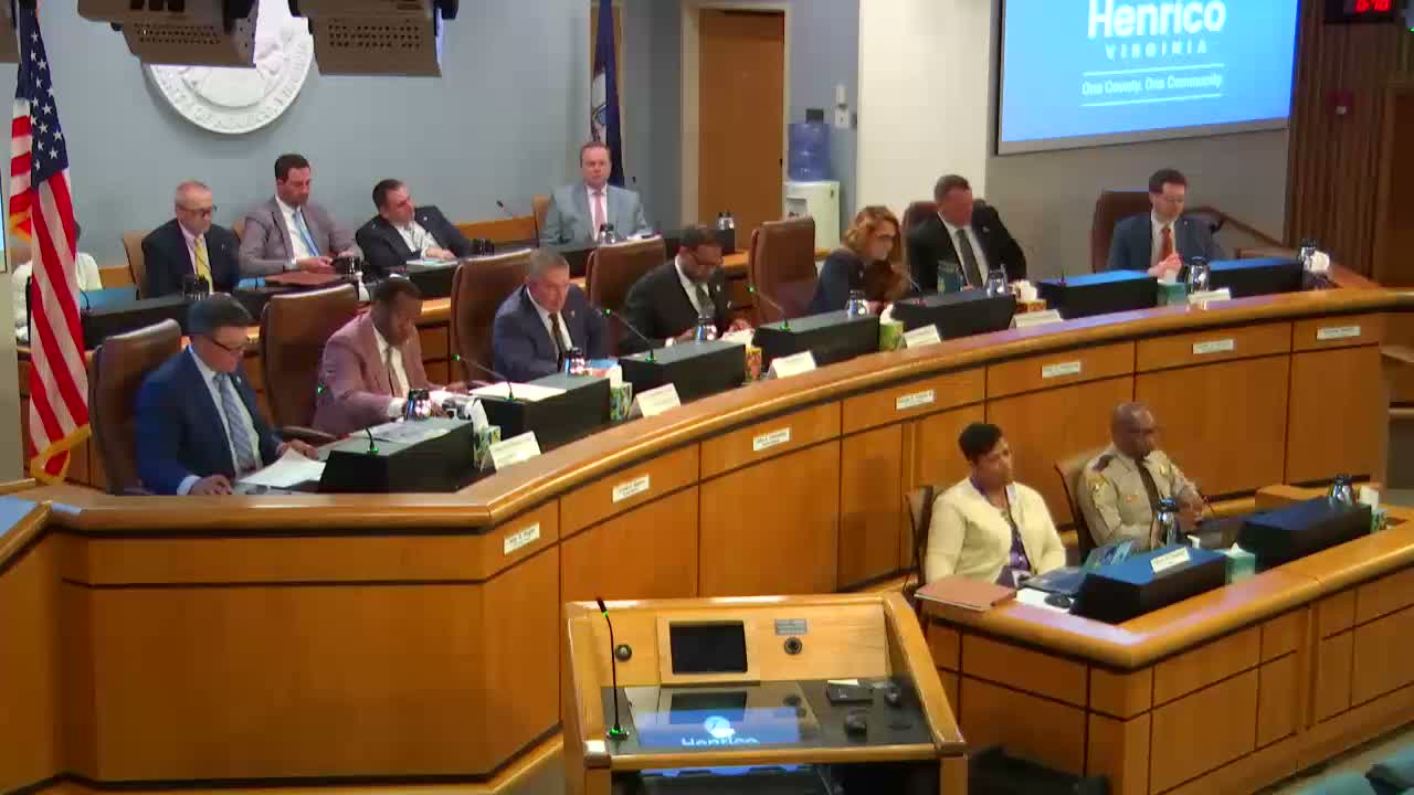 Henrico supervisors introduce recodification ordinance, approve routine appointments and temporary polling-place change; votes at a glance