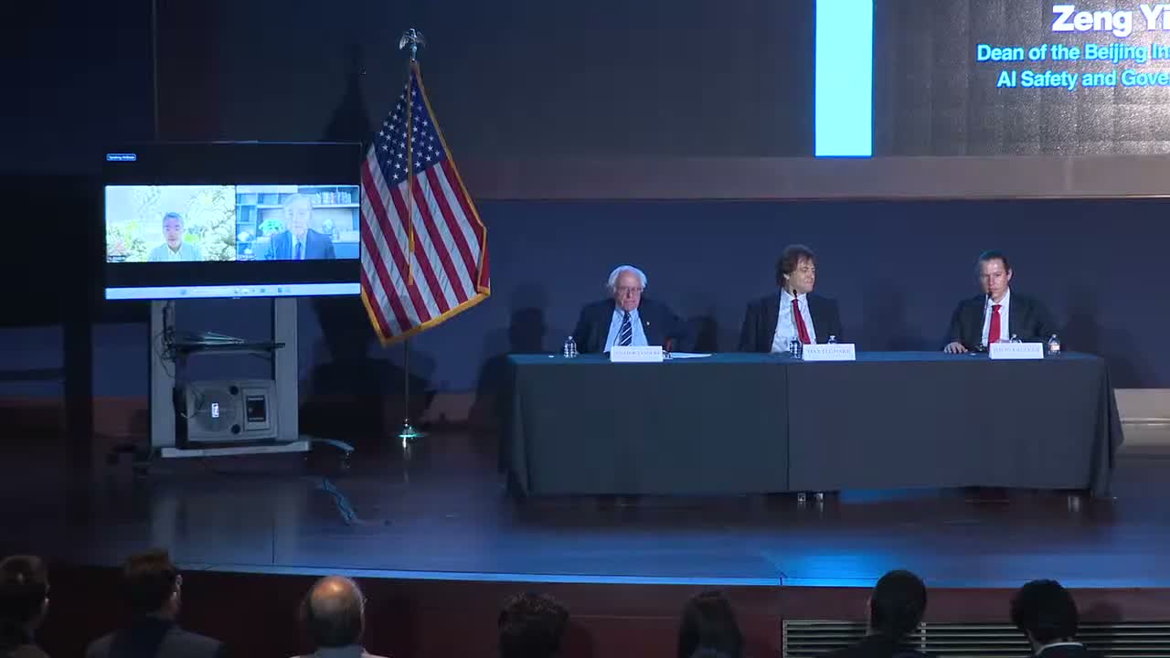 Researchers on Sanders panel: autonomous AI agents and alignment failures—not chatbots—pose greatest control risk