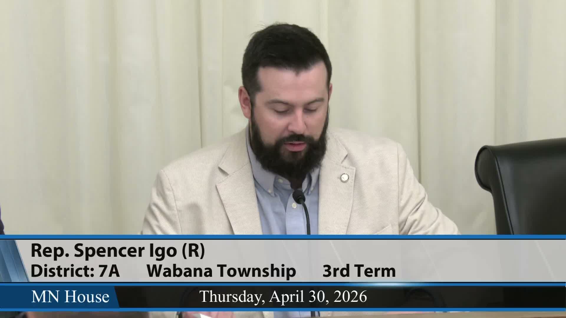 Tax committee lays over minerals article to direct production taxes to Iron Range schools and local governments