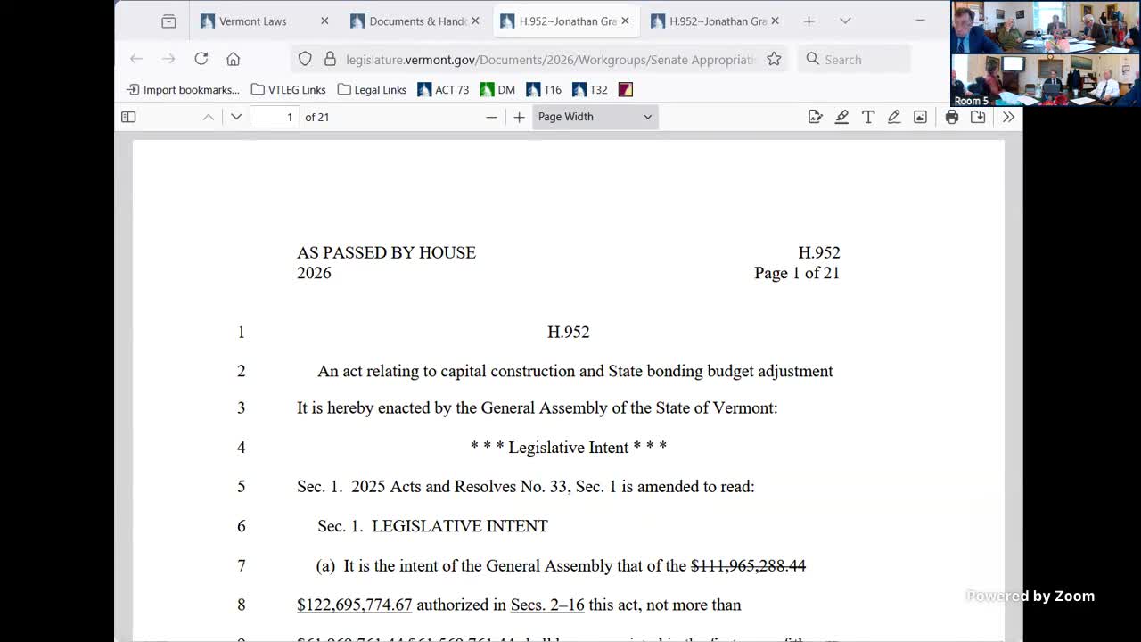Capital Budget Adjustment Act reviewed: bonding, reallocations and targeted line items highlighted