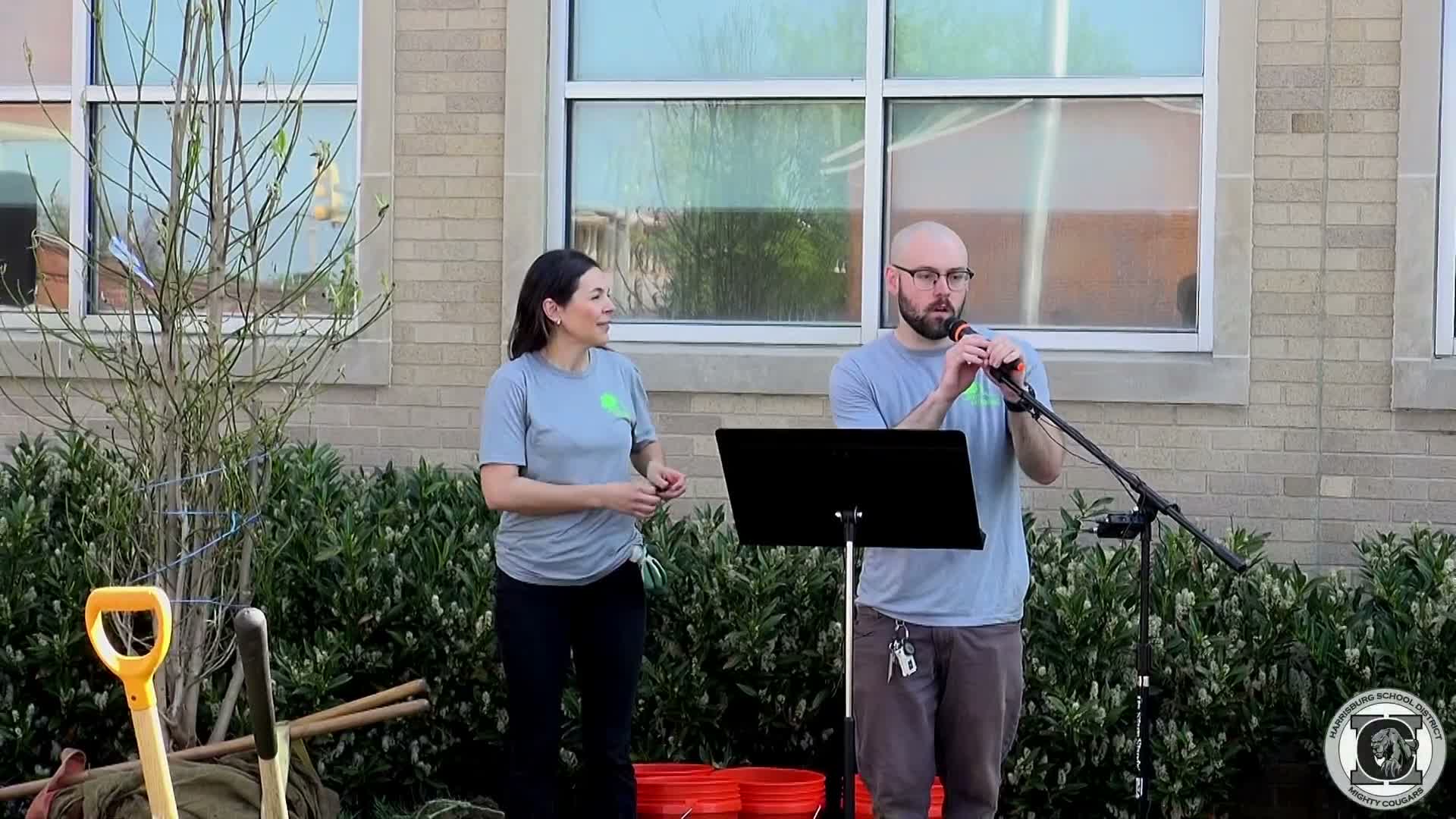 Harrisburg marks Arbor Day with tree planting and new Roots to Rivers school–city partnership
