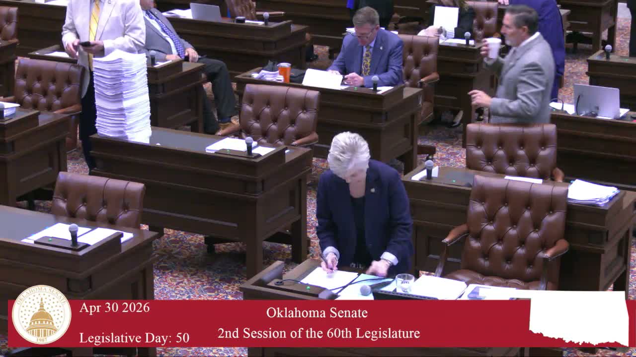 Senators pay tribute as Brent Howard delivers farewell address