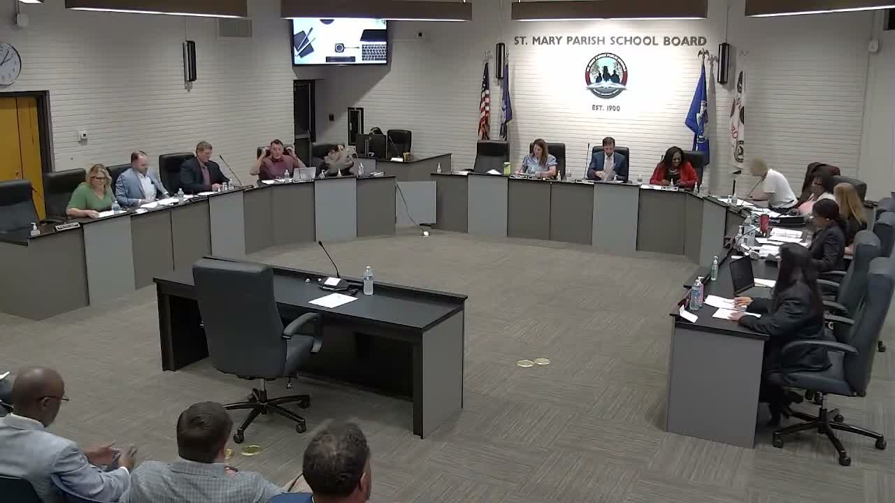 First‑round interviews for Saint Mary Parish superintendent center on enrollment, CTE and desegregation case